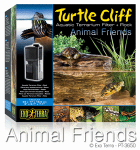 PT3650  Turtle Cliff - Aquatic Terrarium Filter + Rock - Medium